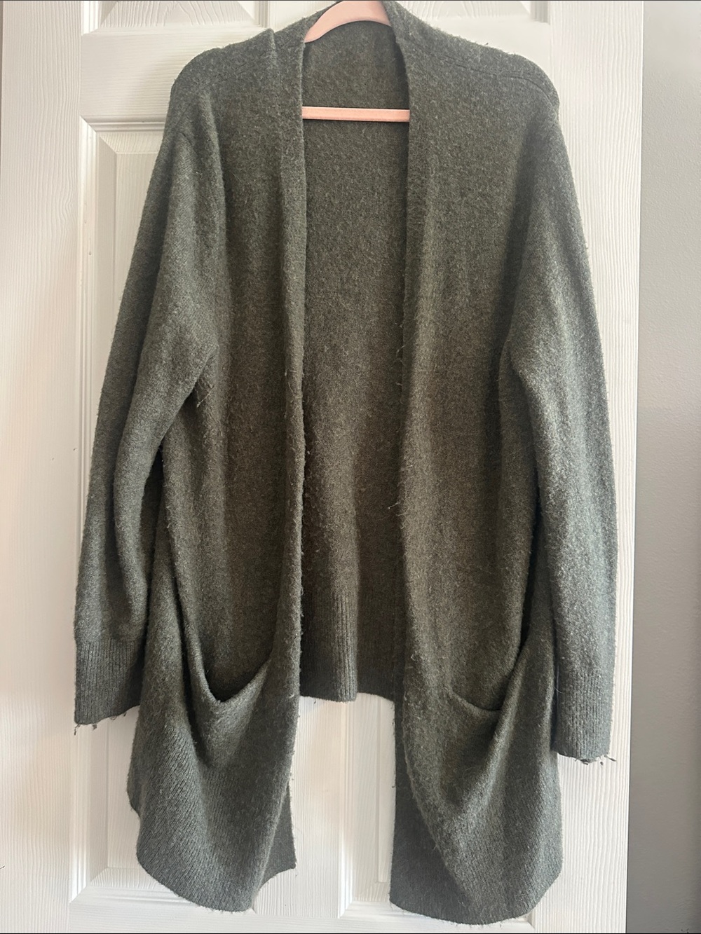 Madewell Olive Green Women's Cardigan Sweater. XL.